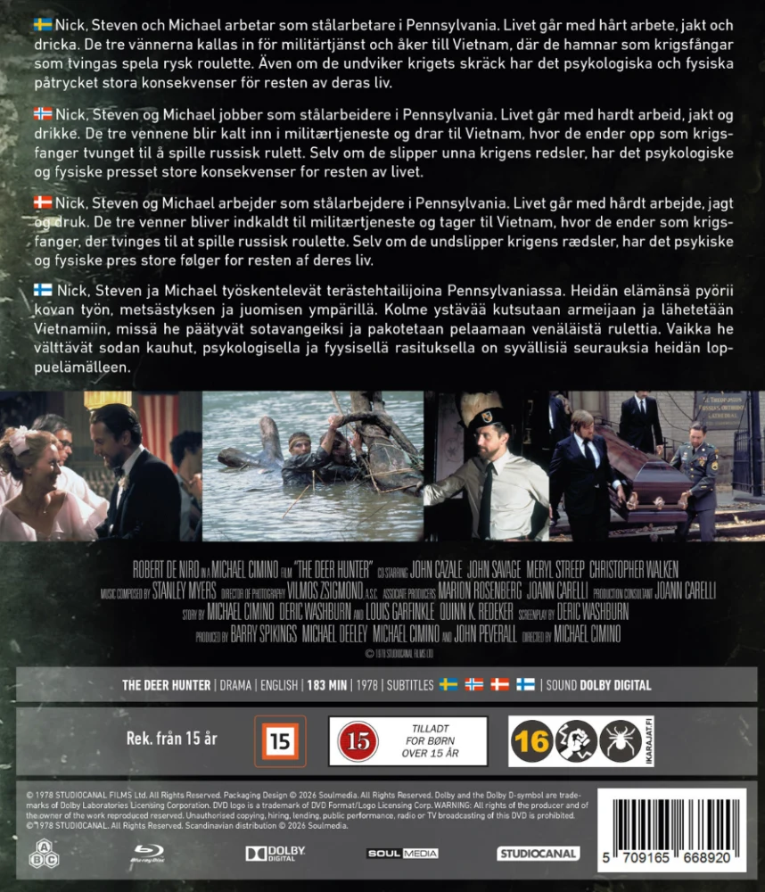 Kauriinmetsästäjä - The Deer Hunter (Blu-ray) 1978