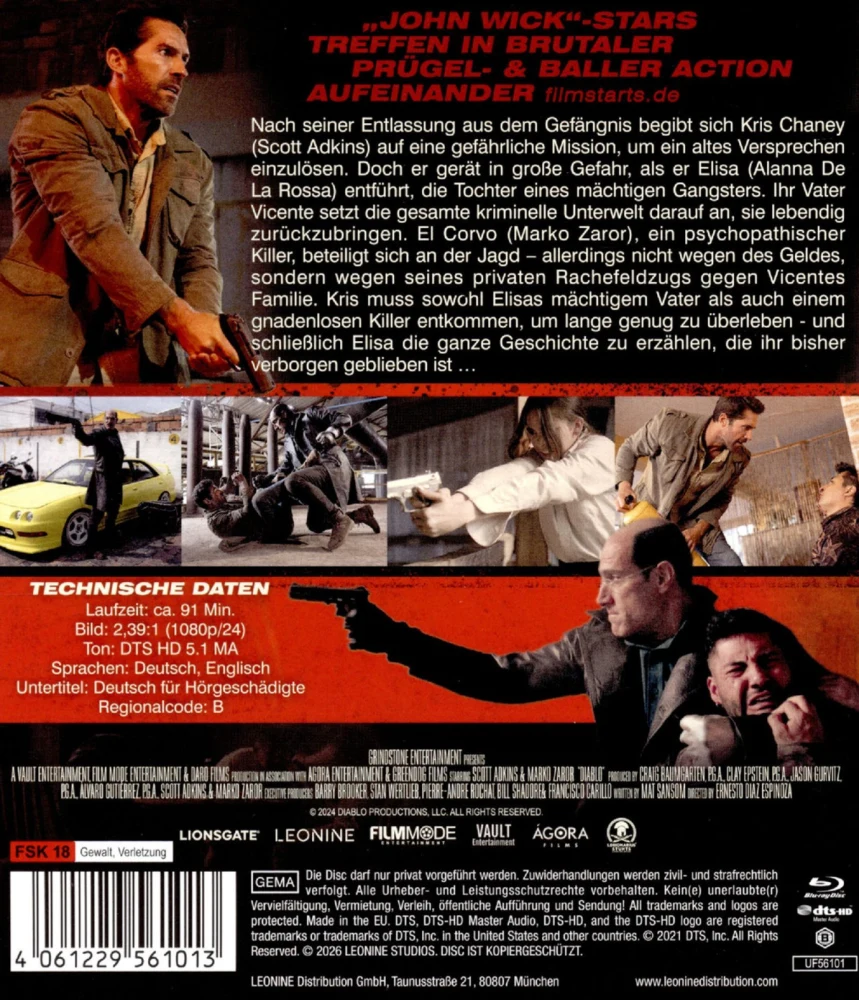 Diablo (2025) Blu-ray (Uncut)