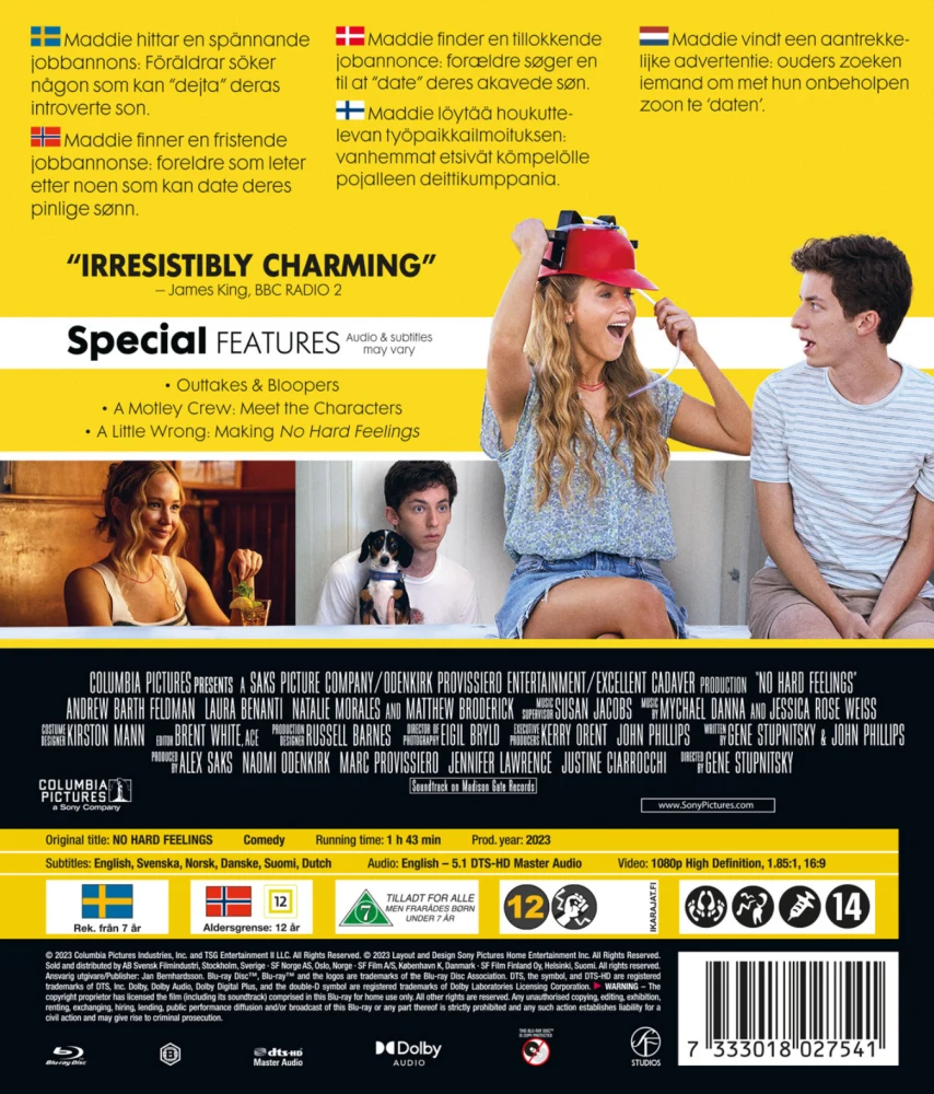 No Hard Feelings (Blu-ray)