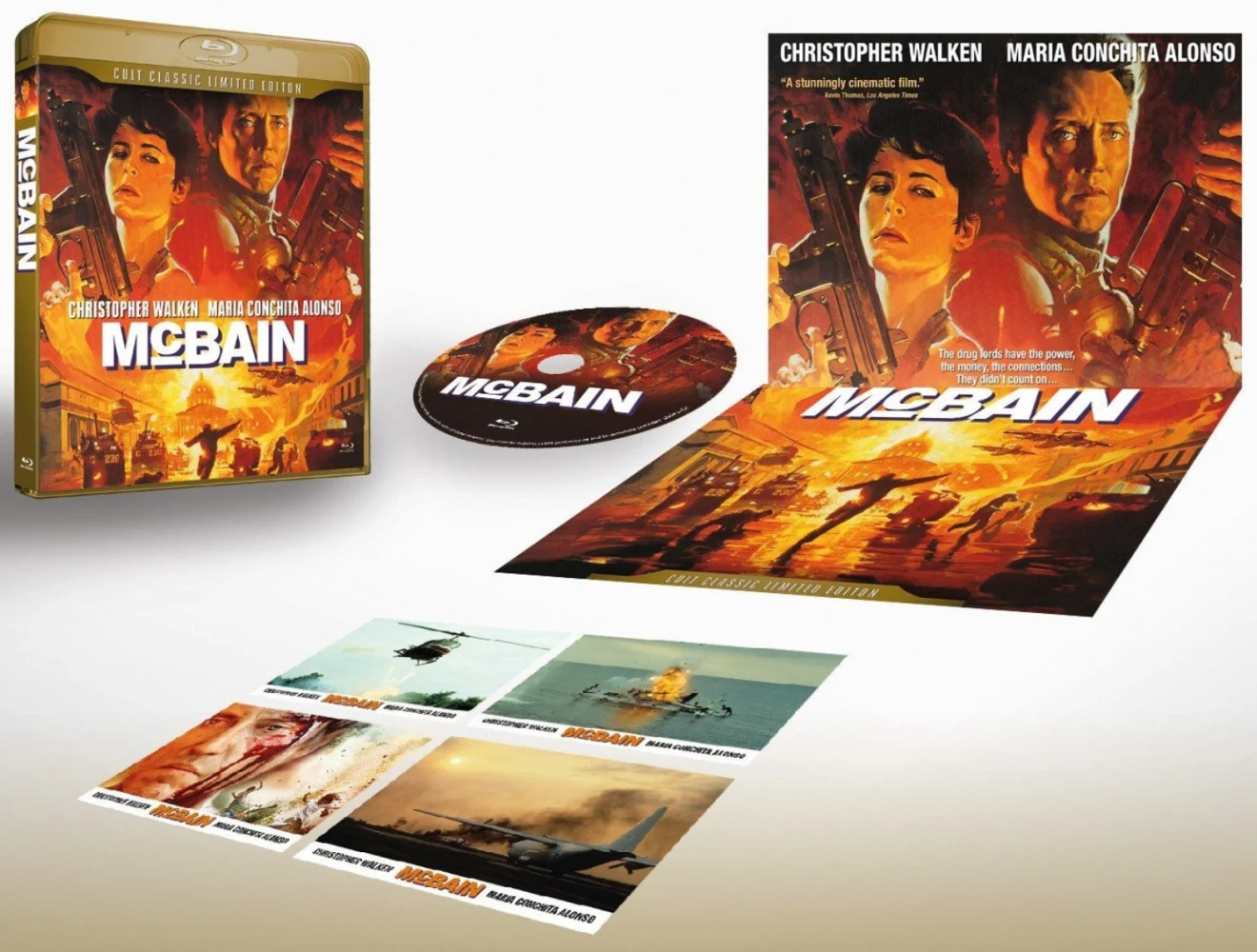 McBain - Sankareiden Aika (Blu-ray) Mukana juliste ja neljä postikorttia. Cult Classic Limited Edition