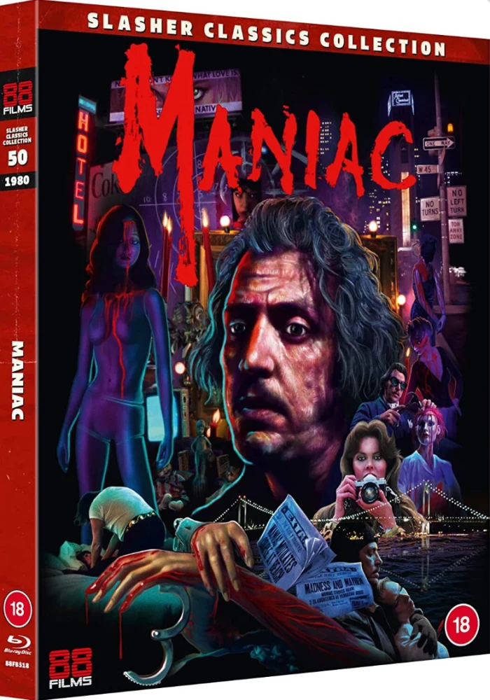 Maniac - Nukkemurhaaja - Slasher Classics Collection 50 (Blu-ray) Slipcase ja Booklet
