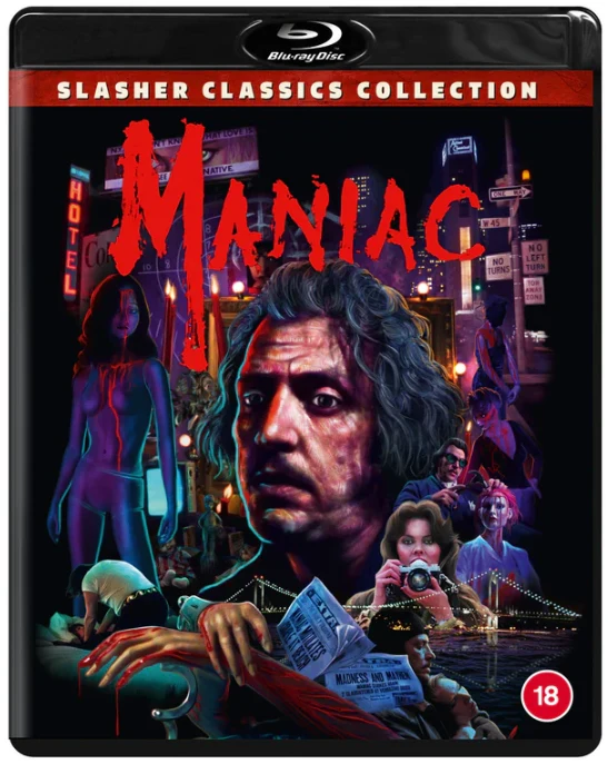 Maniac - Nukkemurhaaja - Slasher Classics Collection 50 (Blu-ray) Slipcase ja Booklet