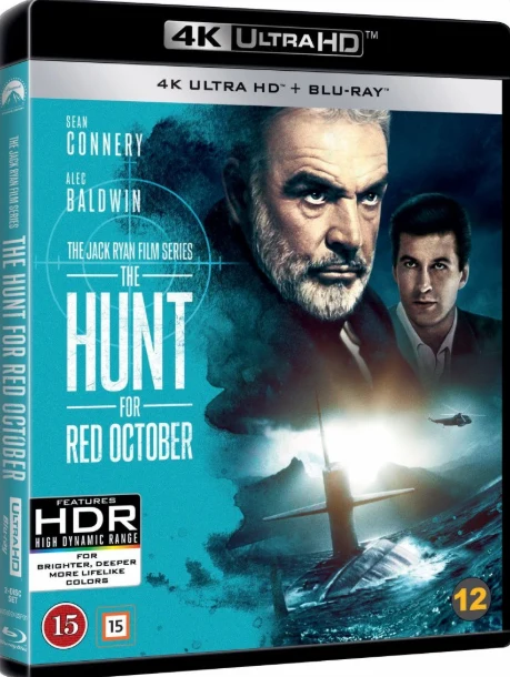Punaisen Lokakuun Metsästys - Hunt for Red October (4K Ultra HD + Blu-ray) 1990 (2 disc)