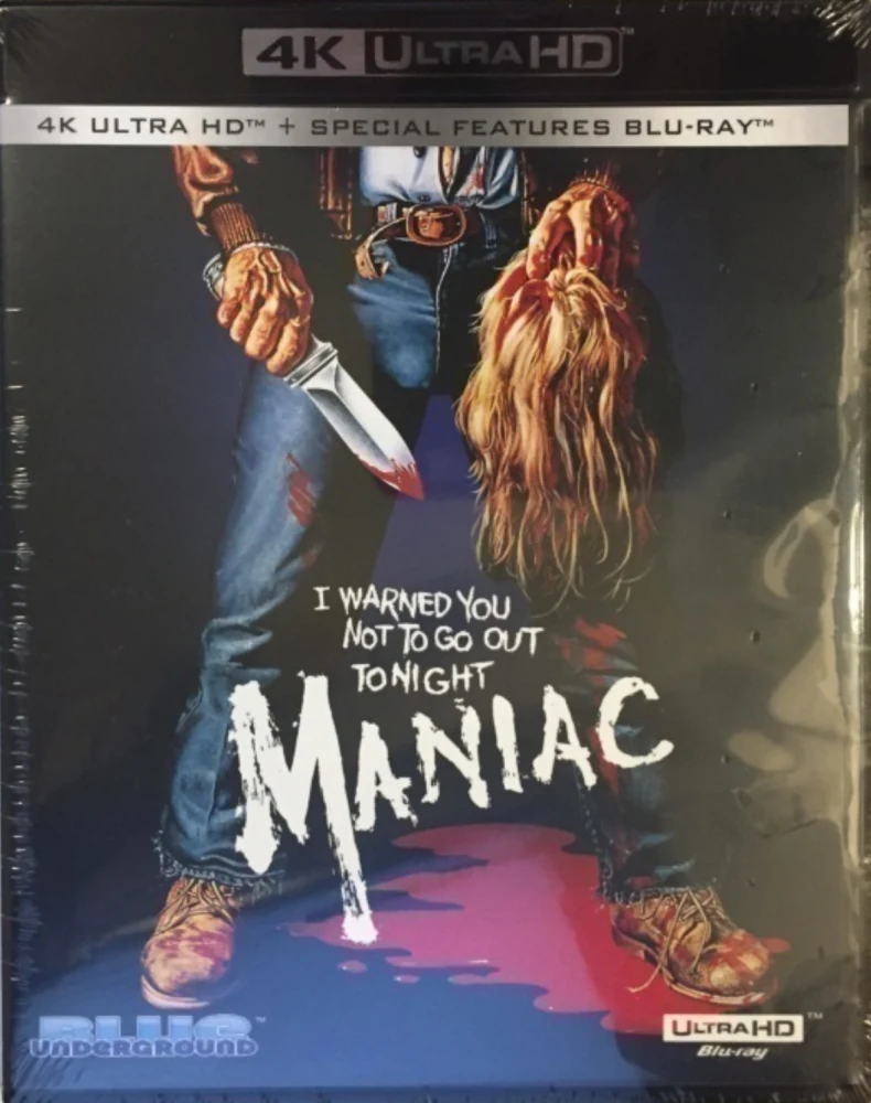 Maniac - Nukkemurhaaja (4K Ultra HD+ Special Features Blu-ray) Suomitekstit (Leikkaamaton)