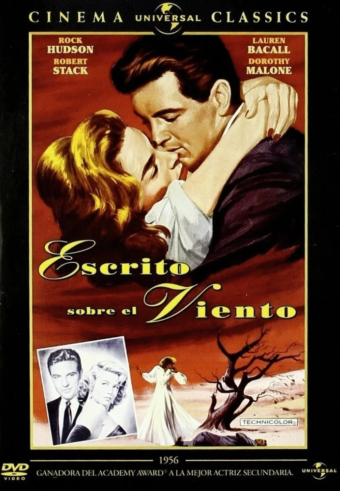 Tuuleen kirjoitettu (1956) Rock Hudson, Lauren Bacall (DVD)