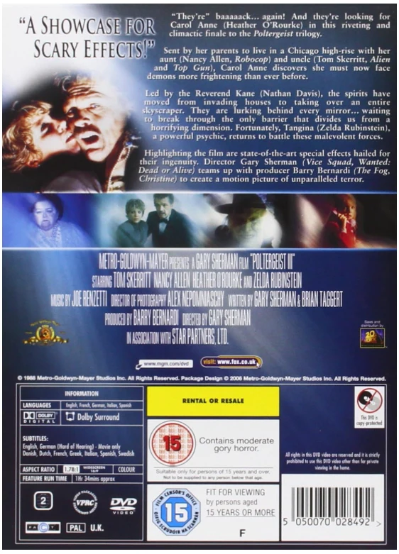 Poltergeist 3 (DVD) Poltergeist III