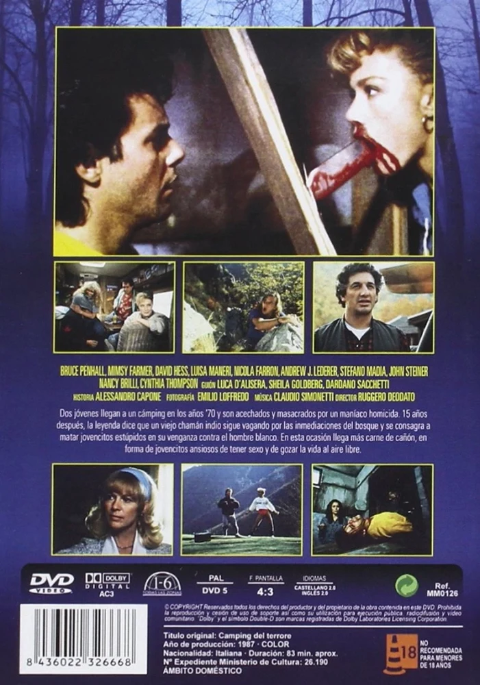 Body Count - shamaani [1986] (DVD) Camping Del Terrore