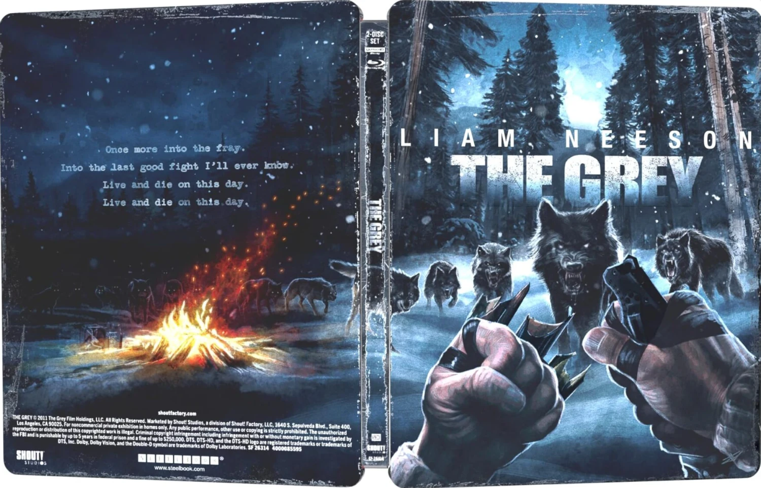 The Grey - Suden hetki - Limited Edition Steelbook (4K Ultra HD + Blu-ray)