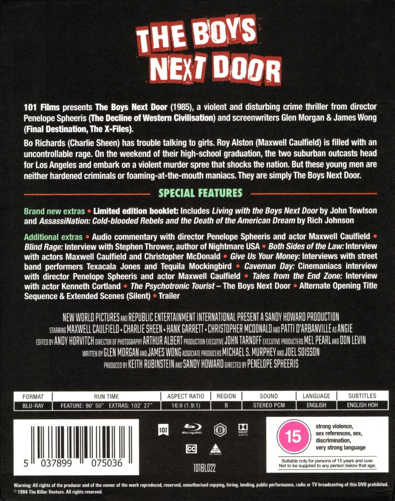 Sokea Raivo - The Boys Next Door - Limited Edition (With Slipcase + Booklet) (Blu-Ray) (Banned)