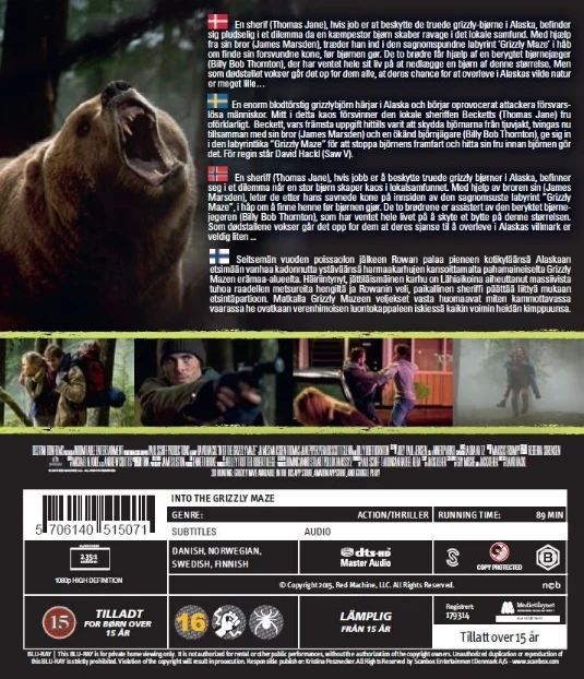 Into the Grizzly Maze (Blu-ray)