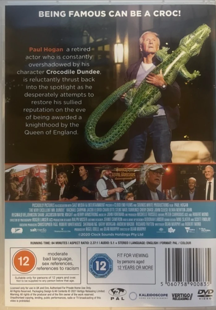 The Very Excellent Mr Dundee (DVD) 2020