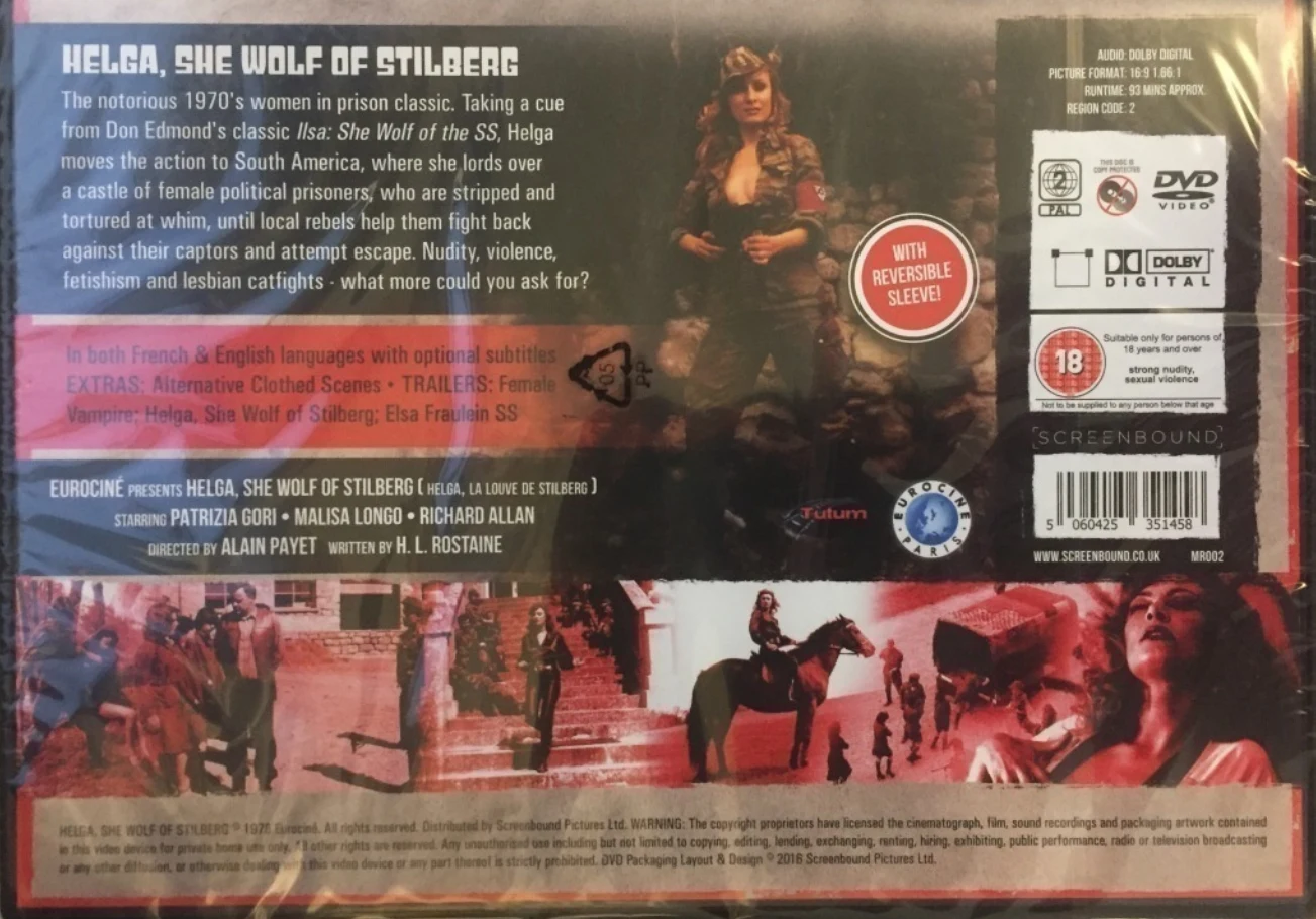 Helga, She Wolf Of Stilberg [DVD] 1978 (Helga, la louve de Stilberg)