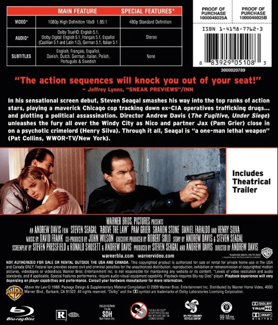Nico - Above the Law (Blu-ray) 1988