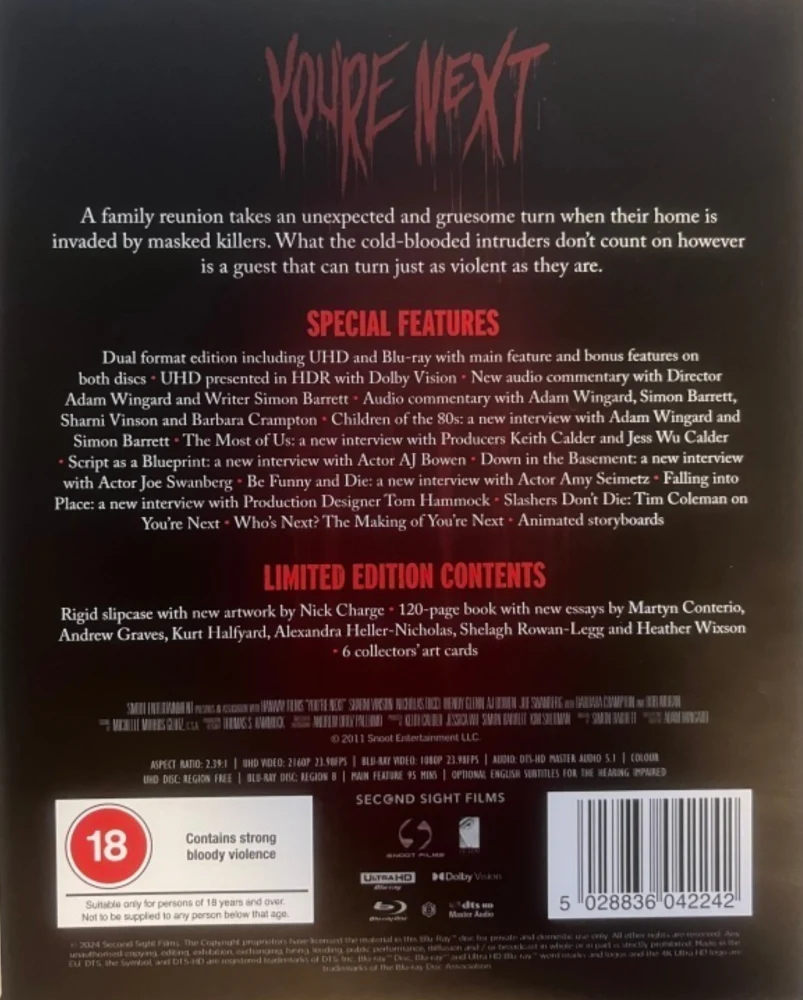 You're Next - Limited Edition (4K Ultra HD & Blu-ray)