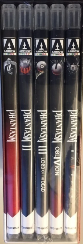 Phantasm - Täydellinen Kokoelma (5-Blu-ray) ARROW (Phantasm 1-5 - The Complete Collection) Phantasm - yön kauhut / Phantasm II / Phantasm III: Lord of the Dead / Phantasm IV: Oblivion / Phantasm: Ravager | 1979-2016