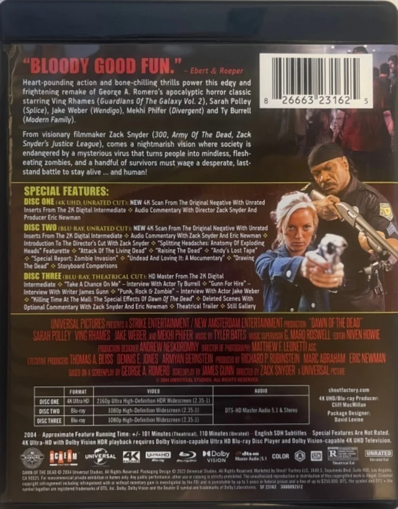 Kuolleiden aamunkoitto - Dawn of the Dead - Collector's Edition (4K Ultra HD + 2x Blu-ray)
