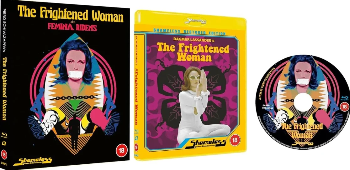 The Frightened Woman AKA Femina ridens AKA The Laughing Woman (Blu-ray) (1969) numeroitu painos - Limited Edition Slipcover (Femina ridens | Restored Edition) (4K masteroitu) Shameless