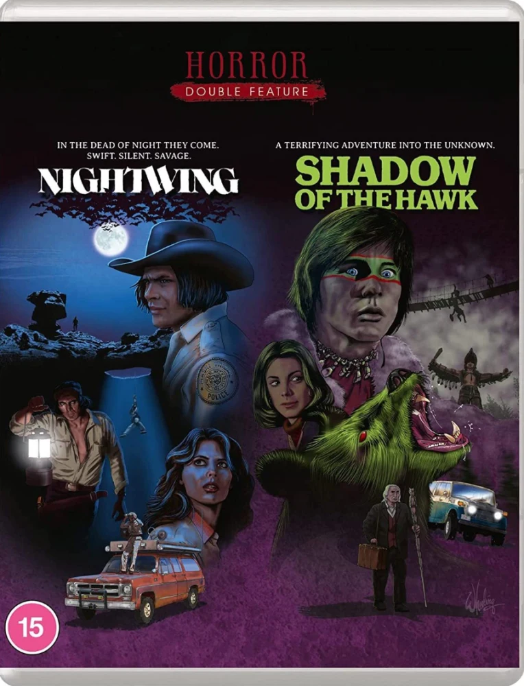 Yön siivet - Nightwing / Shadow Of The Hawk - Limited Edition (Blu-Ray) Slipcover ja Vihkonen. EUREKA! (Eureka Classics)