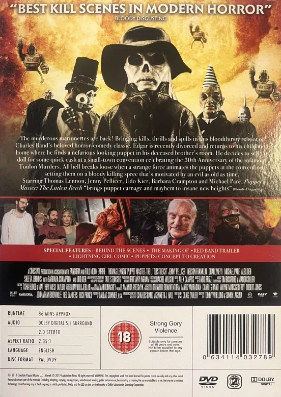 Puppet Master: The Littlest Reich (DVD) Slipcover