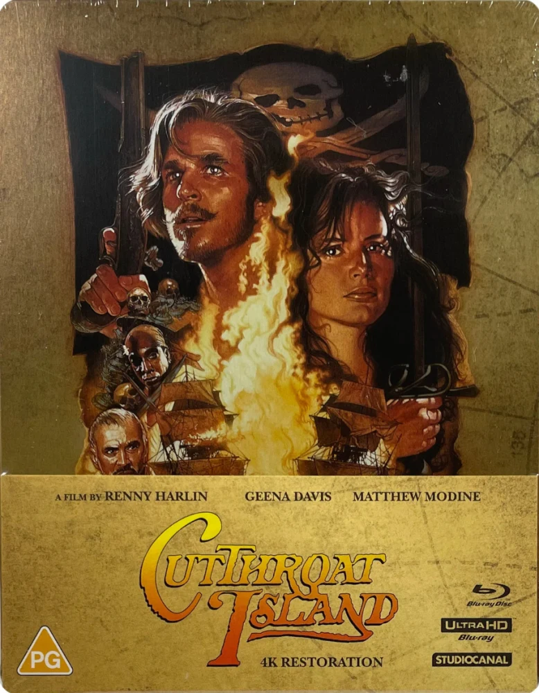 Kurkunleikkaajien saari - Cutthroat Island - Limited Edition Steelbook (4K Ultra HD + Blu-ray)