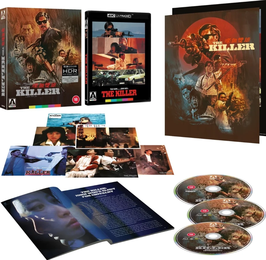 The Killer - Limited Edition (4K Ultra HD + EXTRAS BLU-RAY + EXTENDED CUT BLU-RAY) Arrow