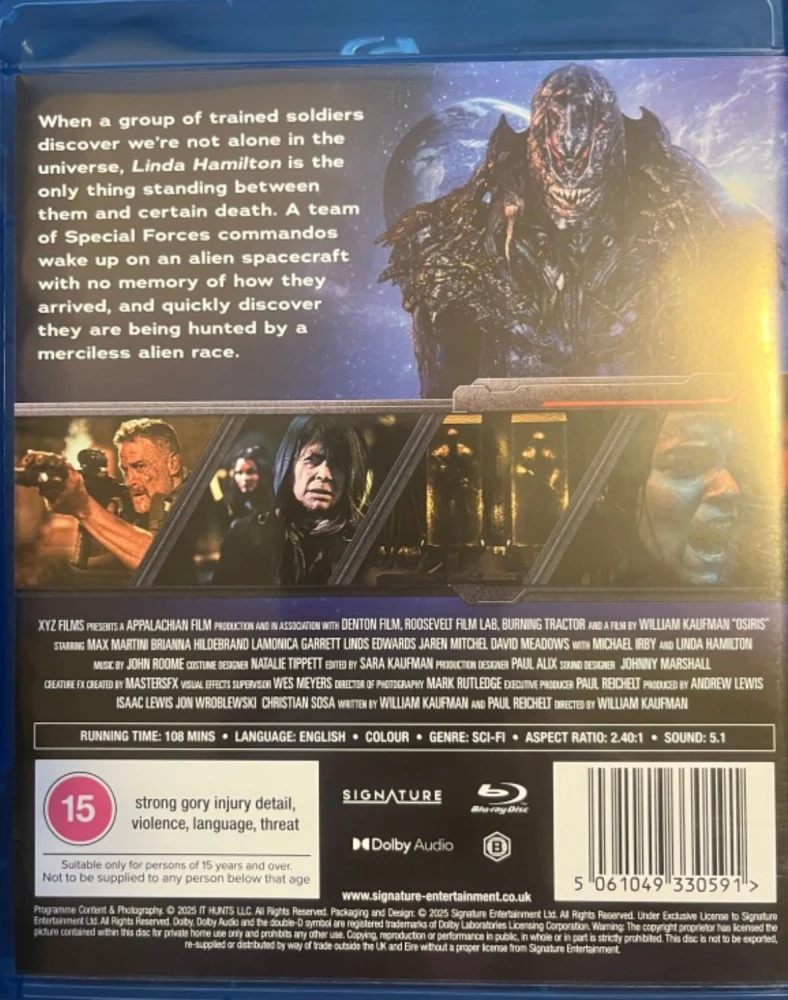Osiris (Blu-ray) 2025 (Linda Hamilton)