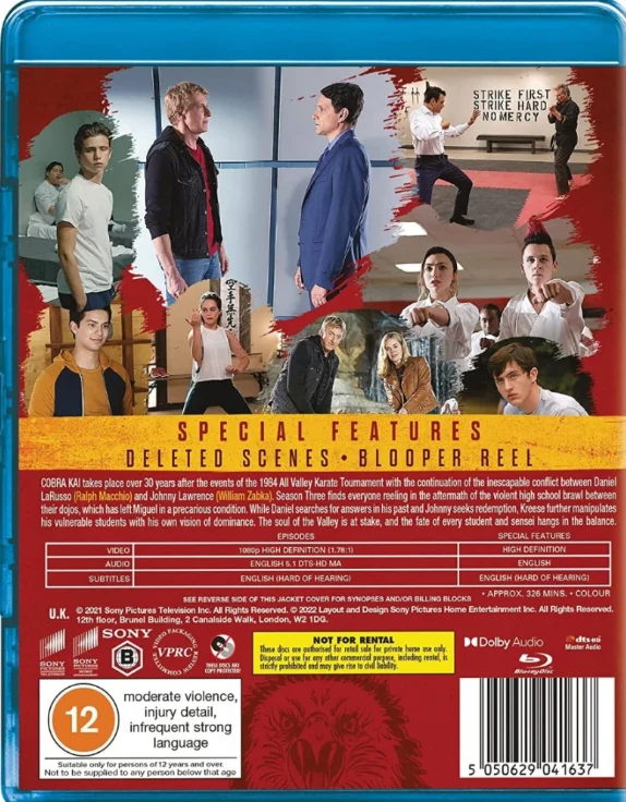 Cobra Kai - Kausi 3 (Blu-ray) (Import) 2021