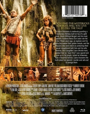 Jess Franco's - Golden Temple Amazons - Les amazones du temple d'or / Amazons in the Temple of Gold (Blu-ray) Slipcover