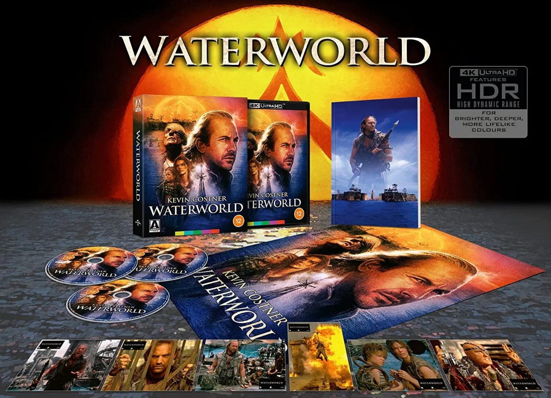Waterworld - Limited Edition (4K Ultra HD + Blu-ray) Mukana 60-sivuinen kirja ja juliste. 1 Movie, 3 Cuts (4K Theatrical | TV & Ulysses BD)