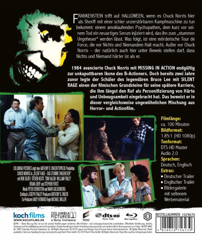 Mieletön Raivo - Silent Rage (Blu-ray) 1982