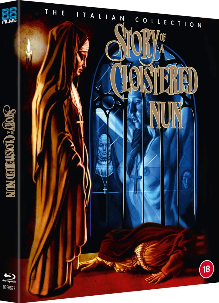 Kielletyn luostarin salaisuus - The Story Of A Cloistered Nun - Limited Edition (Blu-ray) Slipcover ja Vihkonen. The Italian Collection 86#