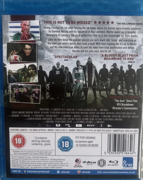 Dead Snow 2 - Red Vs Dead [Blu-ray] 2014 (Død snø 2)