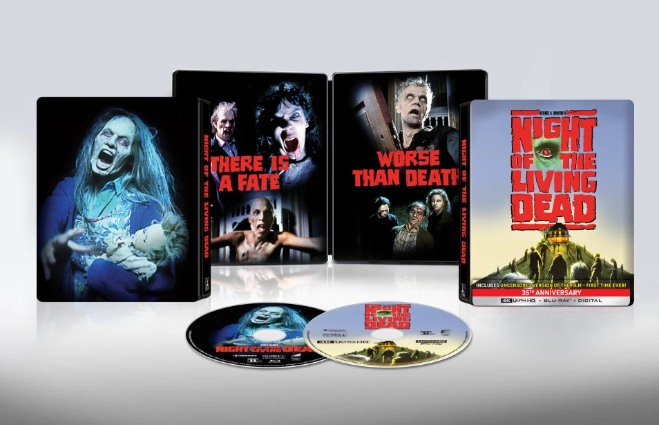 Elävien kuolleiden yö - Night of the Living Dead (1990) Limited Edition Steelbook (4K UHD + Blu-ray) 1 Movie, 2 Cuts