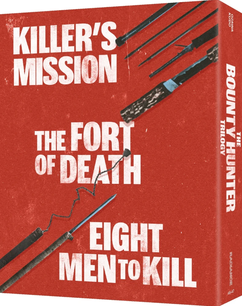 The Bounty Hunter Trilogy (Blu-ray) Killer's Mission / The Fort of Death / Eight Men to Kill | Limited Edition / 3,000 copies