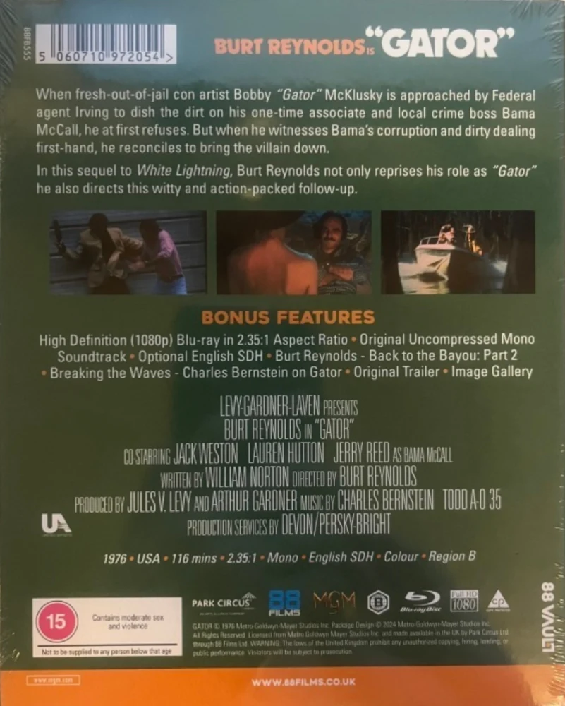 Isku vyön alle  Gator - Vault 011 - Special Edition Slipcase (Blu-ray)