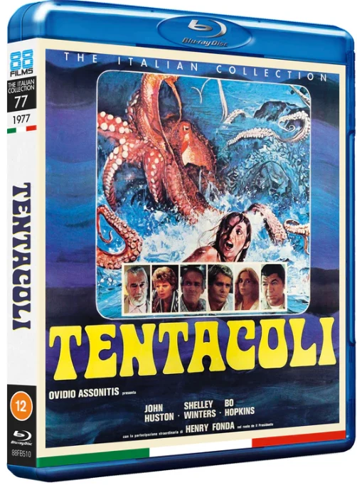Lonkerot - Tentacles (1977) Blu-ray (Limited Slipcase + Juliste) Tentacoli (The Italian Collection #77)