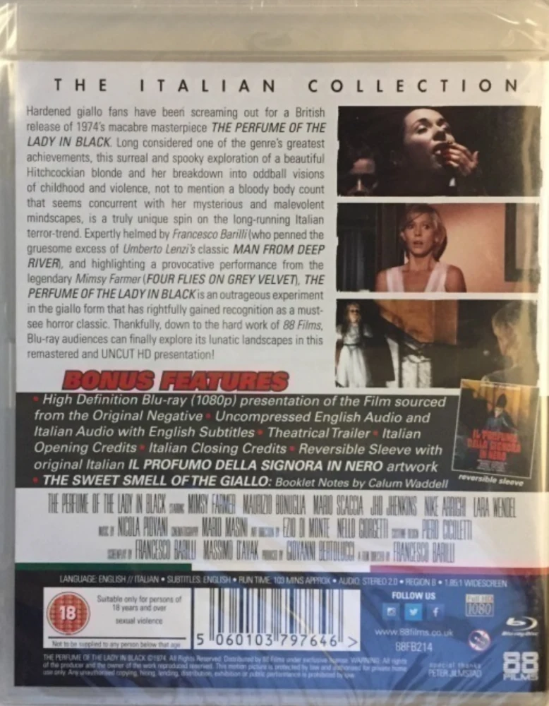 The Perfume of the Lady in Black (Blu-ray) Il profumo della signora in nero / The Italian Collection #30