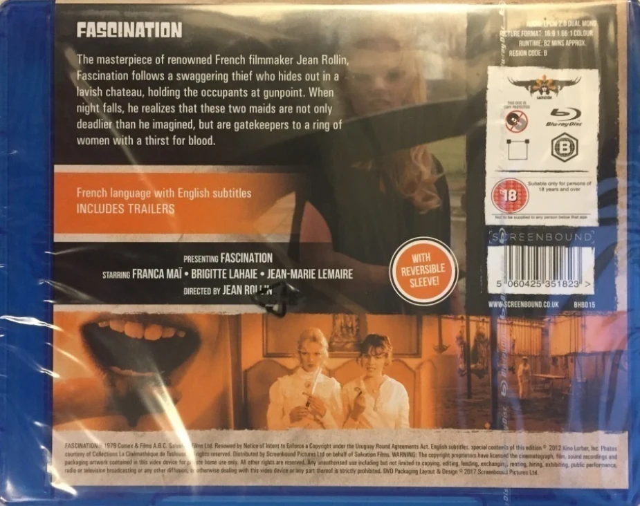 Fascination (Import) (Blu-ray) O: Jean Rollin (1979)