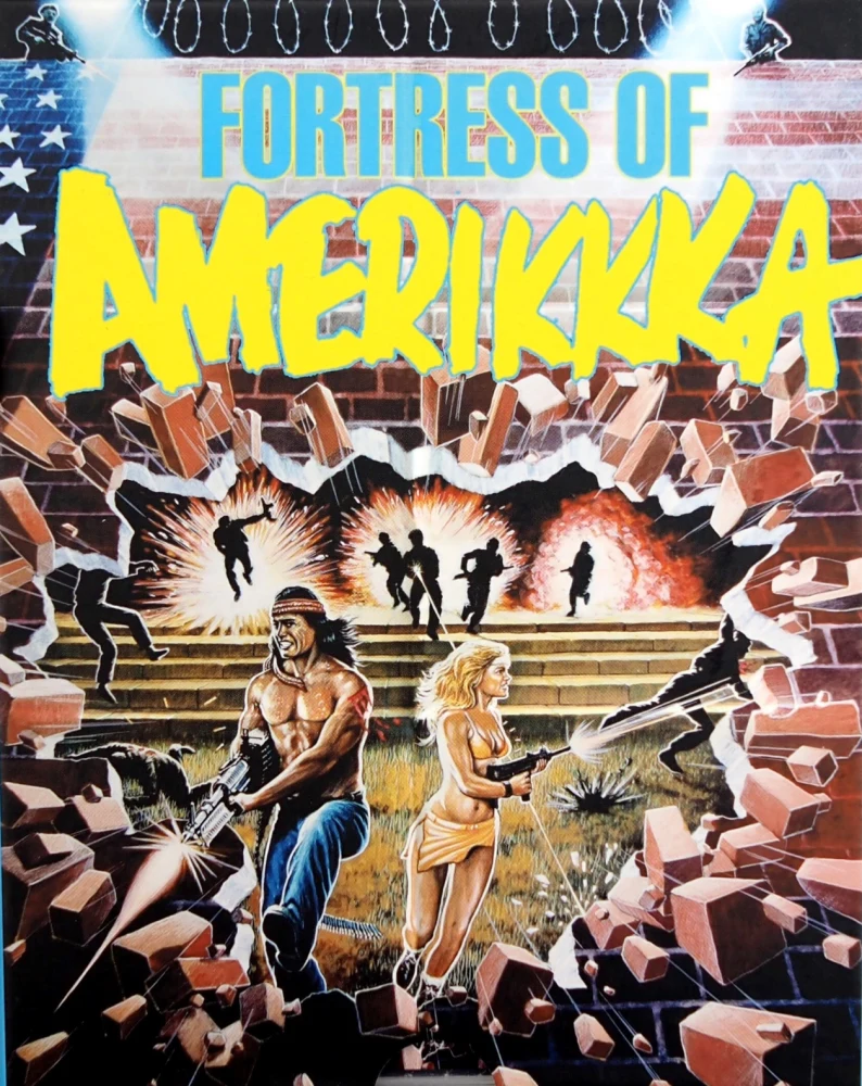 Fortress of Amerikkka - Limited Edition Slipcase (VSA) (Blu-ray) mukana hieno kohokuvioinen Slipcover ja Juliste