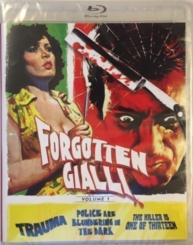 Forgotten Gialli: Volume 1 (3x Blu-ray) The Killer Is One of 13 / Trauma / The Police Are Blundering in the Dark / Vinegar Syndrome | 1975-1978 | 3 Movies