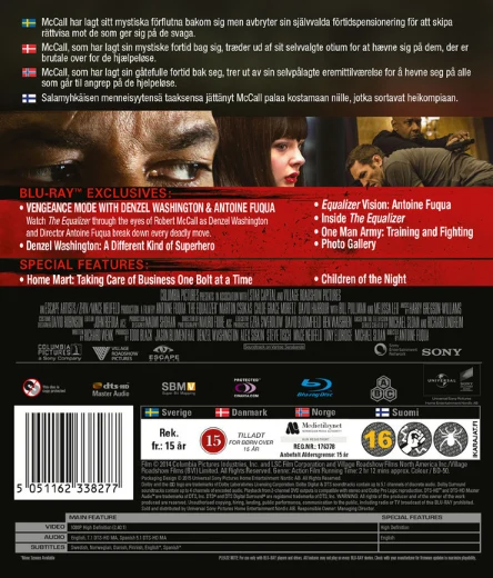 The Equalizer - Oikeuden Puolustaja (Blu-ray) 2014