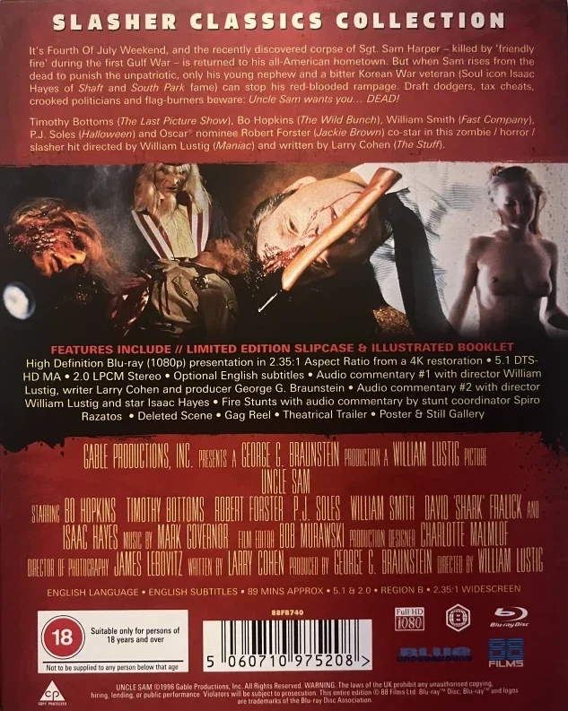 Uncle Sam - Slasher Classics Collection #58 - Limited Edition (Blu-ray) Slipcase + Booklet