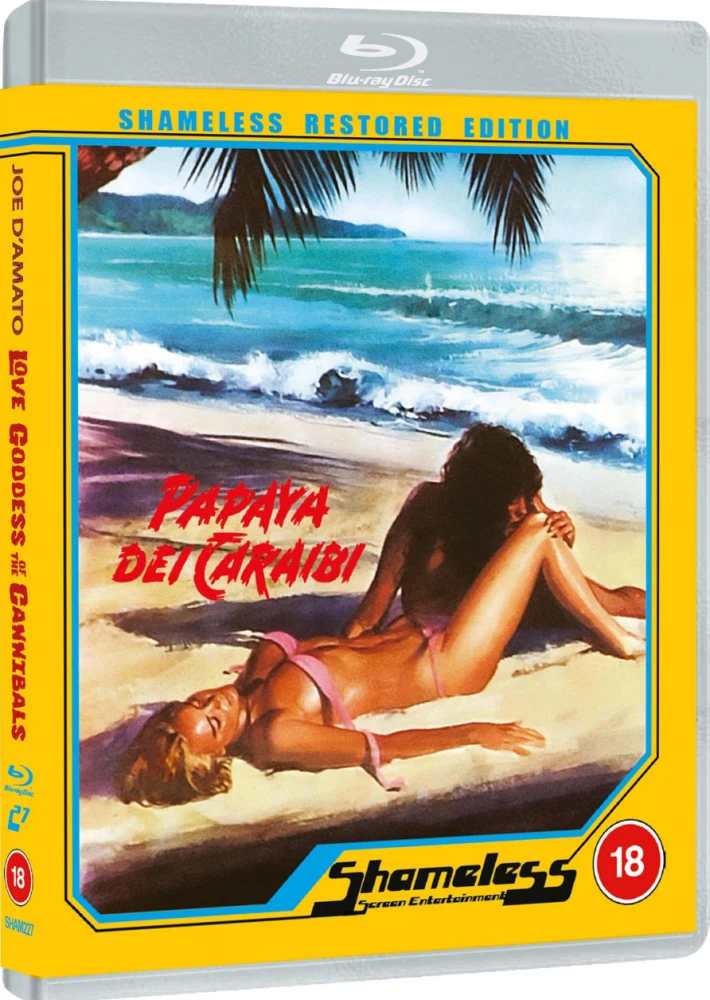 Papaya, Love Goddess of the Cannibals - Limited Edition (Blu-ray) (1978) numeroitu painos - Slipcover mukana. (Papaya dei Caraibi | Restored Edition)  Shameless