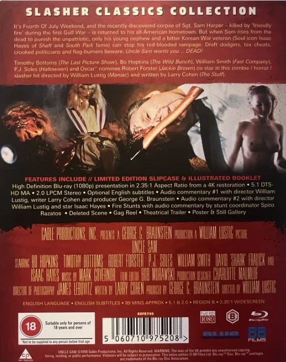 Uncle Sam - Slasher Classics Collection #58 - Limited Edition (Blu-ray) Slipcase + Booklet