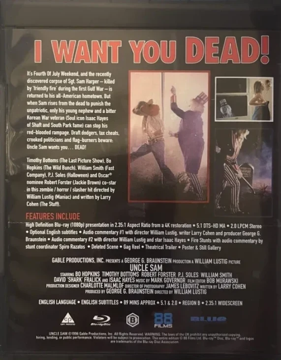 Uncle Sam - Slasher Classics Collection #58 - Limited Edition (Blu-ray) Slipcase + Booklet