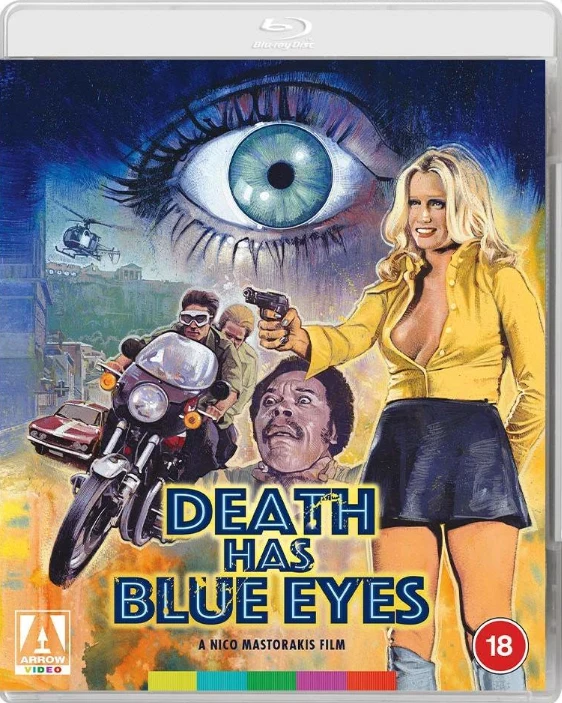 Death Has Blue Eyes (With Booklet) Blu-ray (Arrow Video) Ensimmäinen painos (To koritsi vomva)