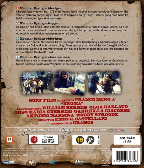 Keoma (1976) Blu-ray (Caramba!) Keoma - Django Rides Again