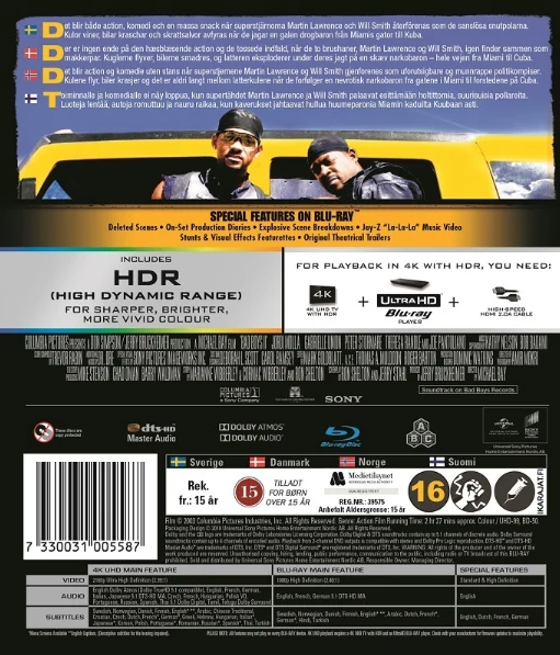 Bad Boys 2 (4K Ultra HD + Blu-ray) Will Smith (2003) Bad Boys II 