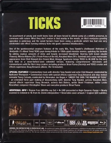 Ticks (4K Ultra HD) Vinegar Syndrome (1993)