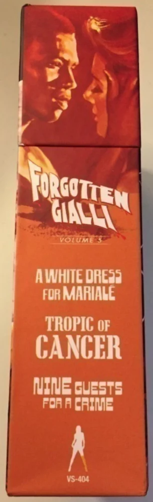Forgotten Gialli: Volume 5 - BOX (3x Blu-ray) Vinegar Syndrome Exclusive / A White Dress for Mariale / Tropic of Cancer / Nine Guests for a Crime
